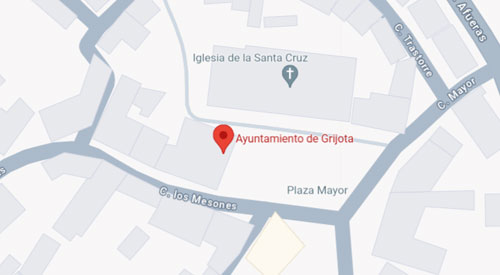 mapa Registro Civil y Juzgado de Paz de Grijota