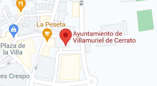 mapa Registro Civil y Juzgado de Paz de Villamuriel de Cerrato